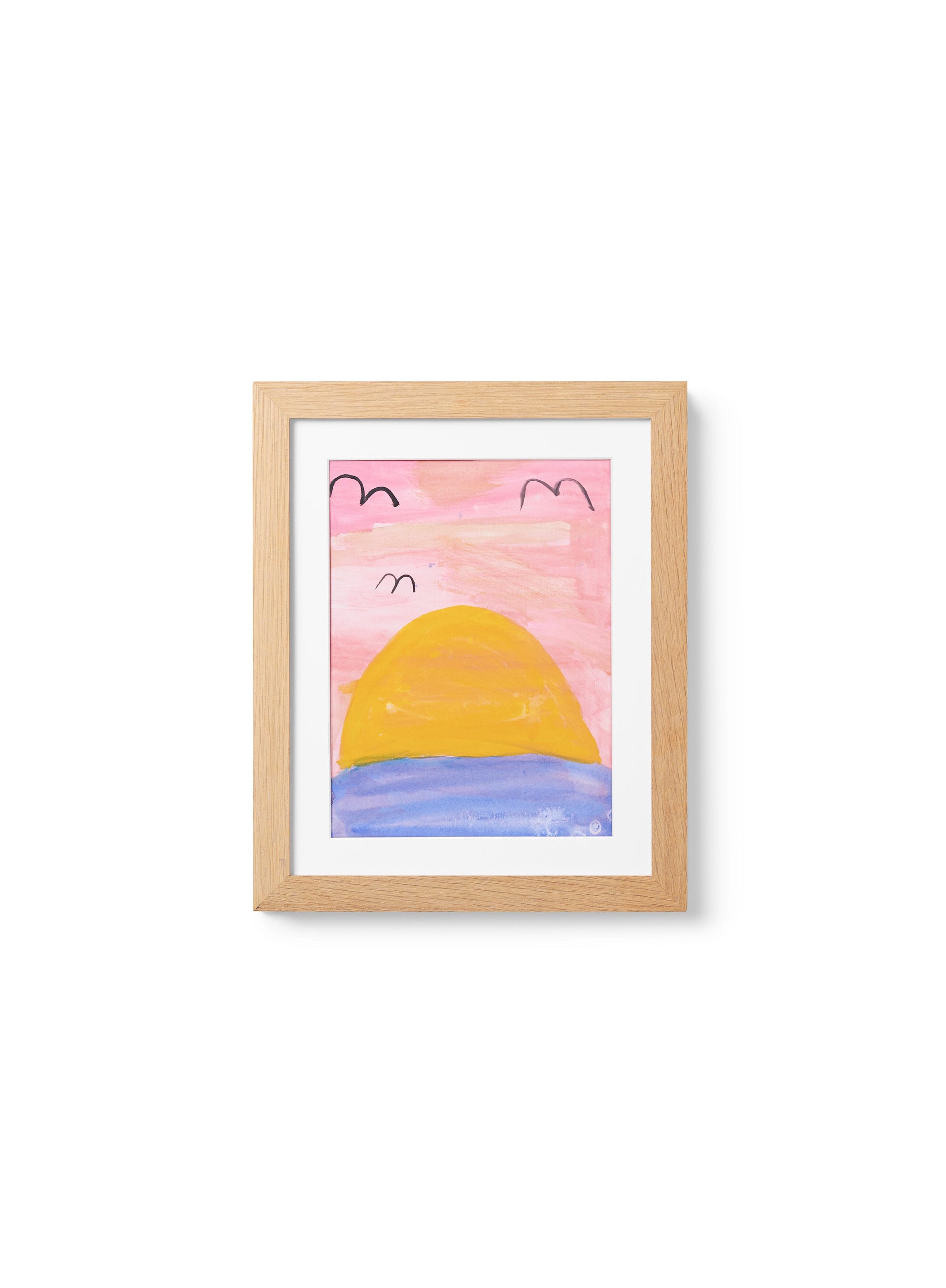Kids Art Frame in Solid Oak, 8.5x11 in | 22x28 cm Opposite Wall Frame art-noise.myshopify.com kids-art-frame-in-solid-oak-8-5x11-in-22x28-cm