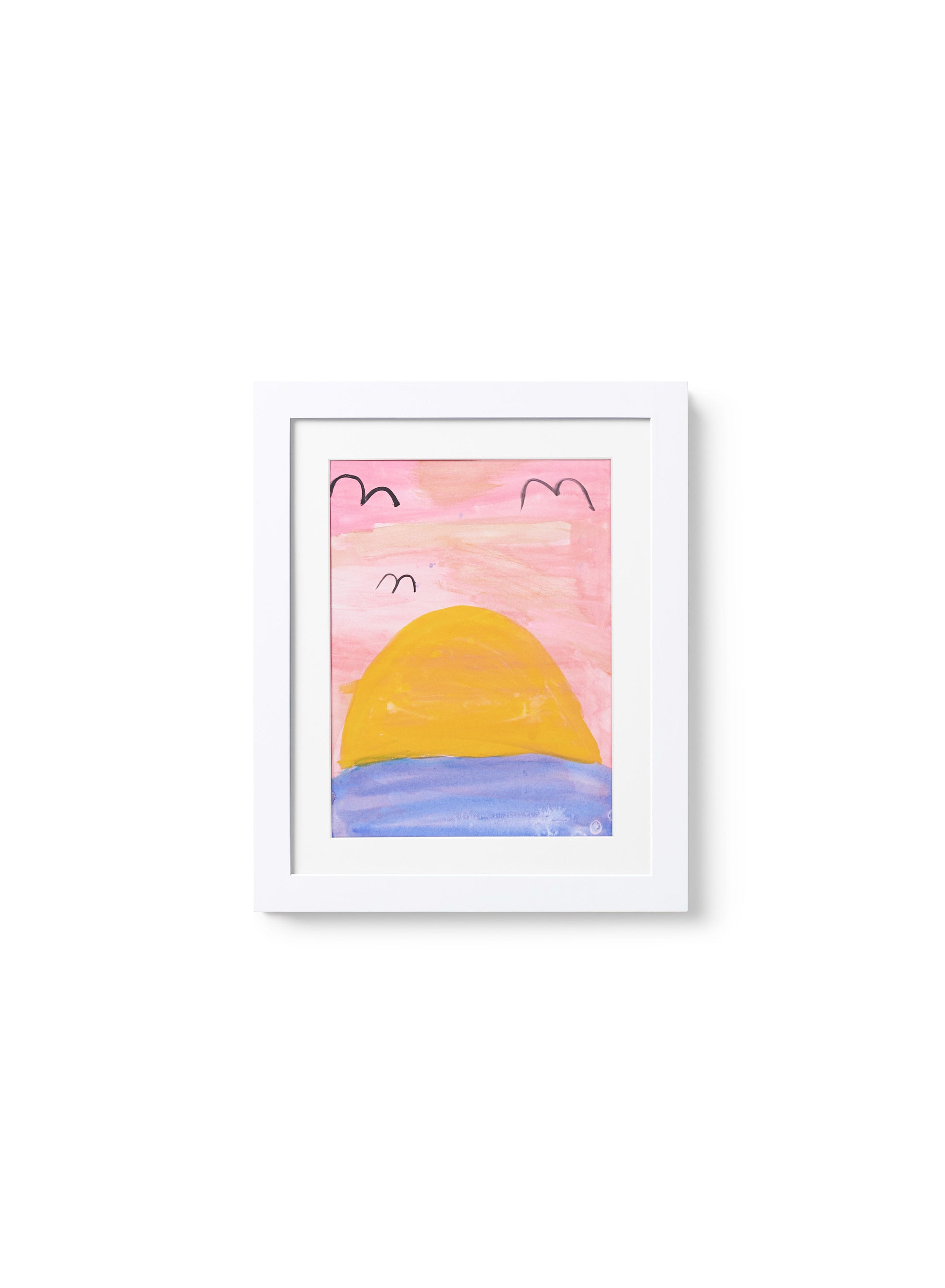 Kids Art Frame in White Solid Wood, 8.5x11 in | 22x28 cm Opposite Wall Frame art-noise.myshopify.com kids-art-frame-in-white-solid-wood-8-5x11-in-22x28-cm