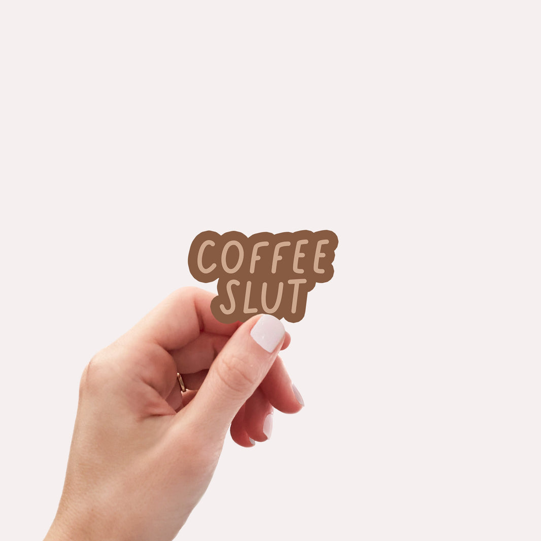 Coffee Slut Vinyl Sticker