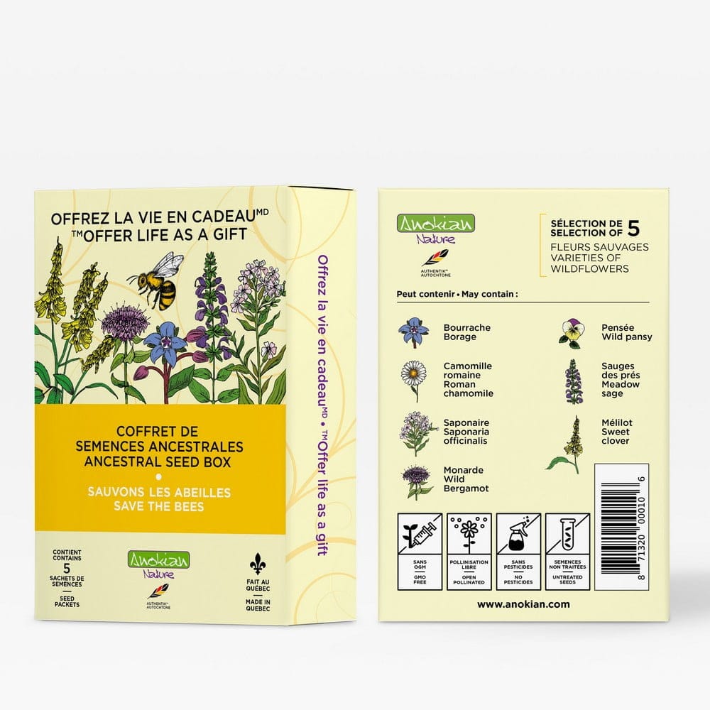 Coffret | Sauvons les abeilles Anokian Nature Inc. product_type art-noise.myshopify.com coffret-sauvons-les-abeilles