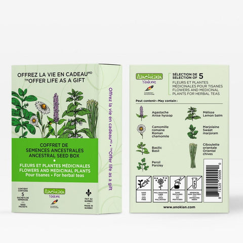 Coffret | Fleurs & Plantes médicinales Anokian Nature Inc. product_type art-noise.myshopify.com coffret-fleurs-plantes-medicinales