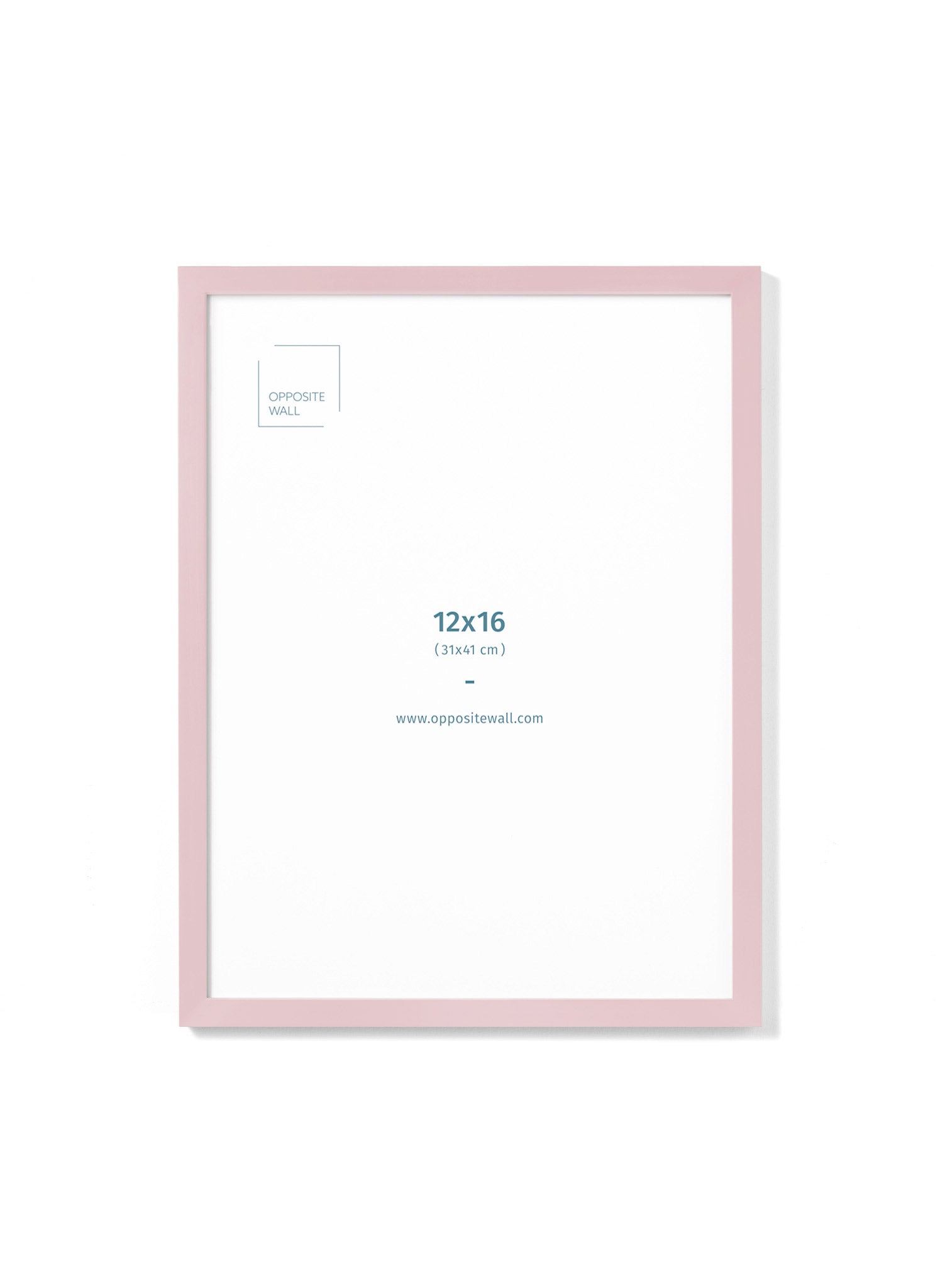 Pink Wood Frame, 12x16 in | 31x41 cm Opposite Wall Frame art-noise.myshopify.com pink-wood-frame-12x16-in-31x41-cm