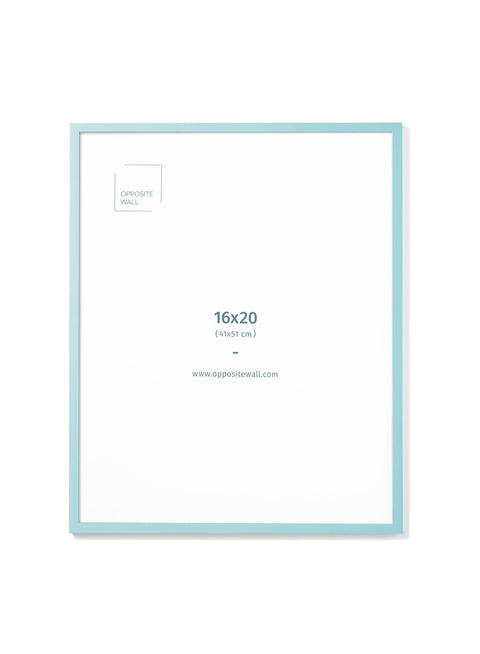 Sky Wood Frame, 16x20 in | 41x51 cm Opposite Wall Frame art-noise.myshopify.com sky-wood-frame-16x20-in-41x51-cm