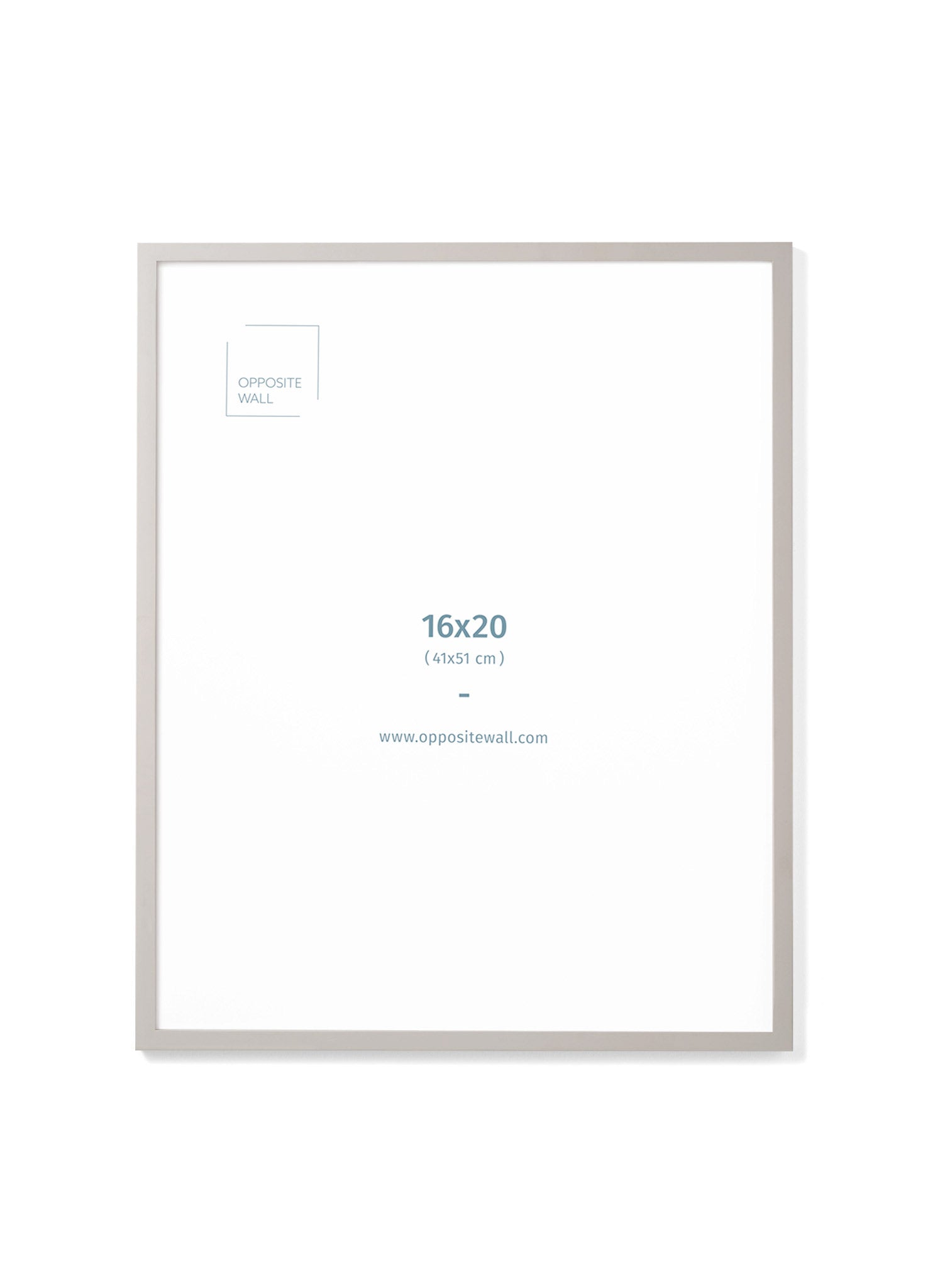 Gray Wood Frame, 16x20 in | 41x51 cm Opposite Wall Frame art-noise.myshopify.com gray-wood-frame-16x20-in-41x51-cm