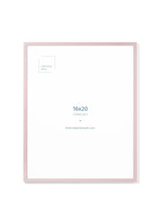 Pink Wood Frame, 16x20 in | 41x51 cm