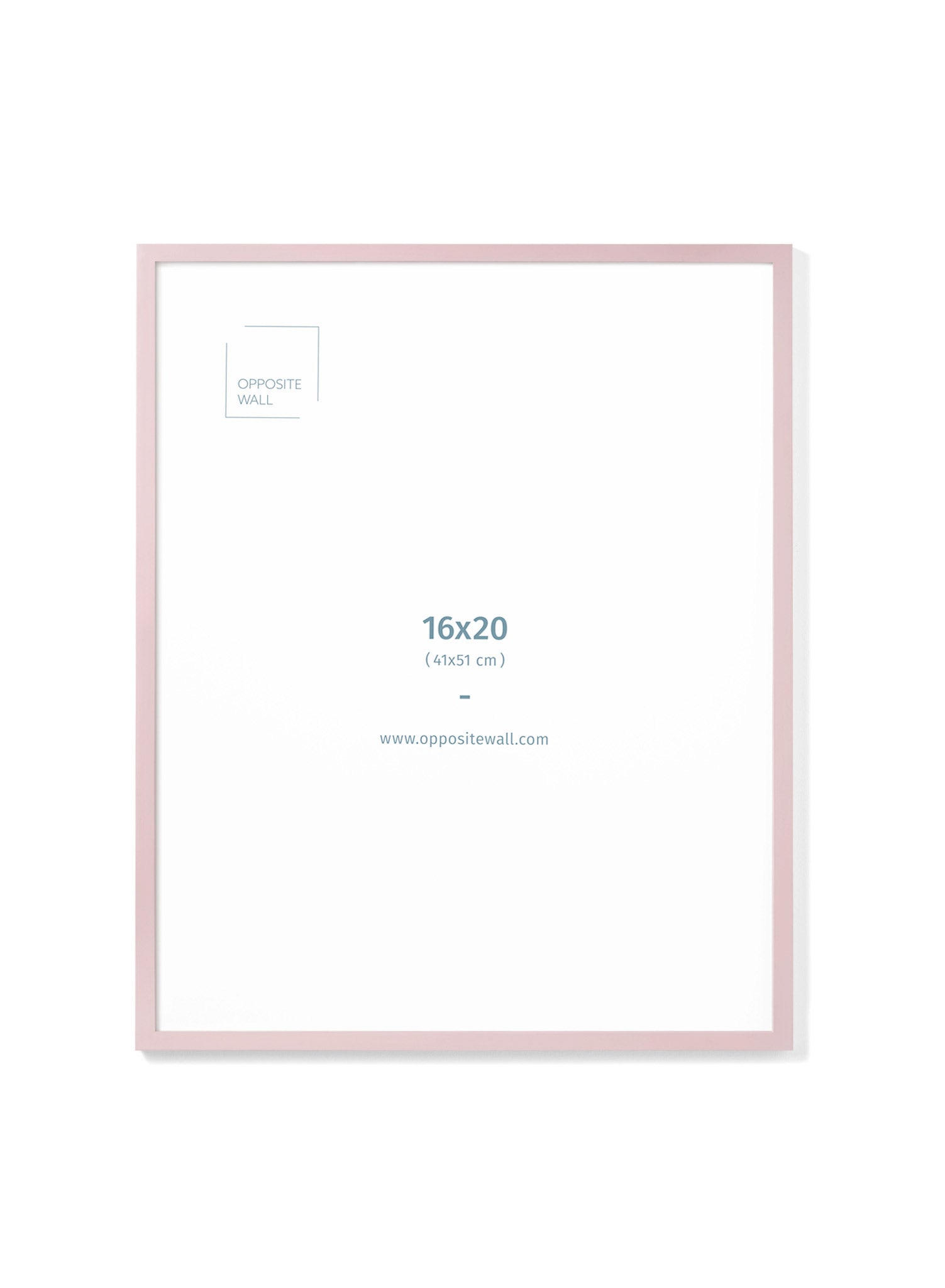 Pink Wood Frame, 16x20 in | 41x51 cm Opposite Wall Frame art-noise.myshopify.com pink-wood-frame-16x20-in-41x51-cm