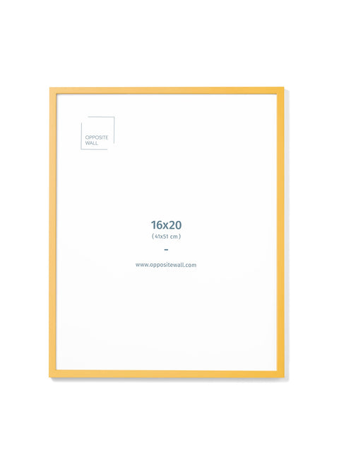 Marigold Wood Frame, 16x20 in | 41x51 cm Opposite Wall Frame art-noise.myshopify.com marigold-wood-frame-16x20-in-41x51-cm