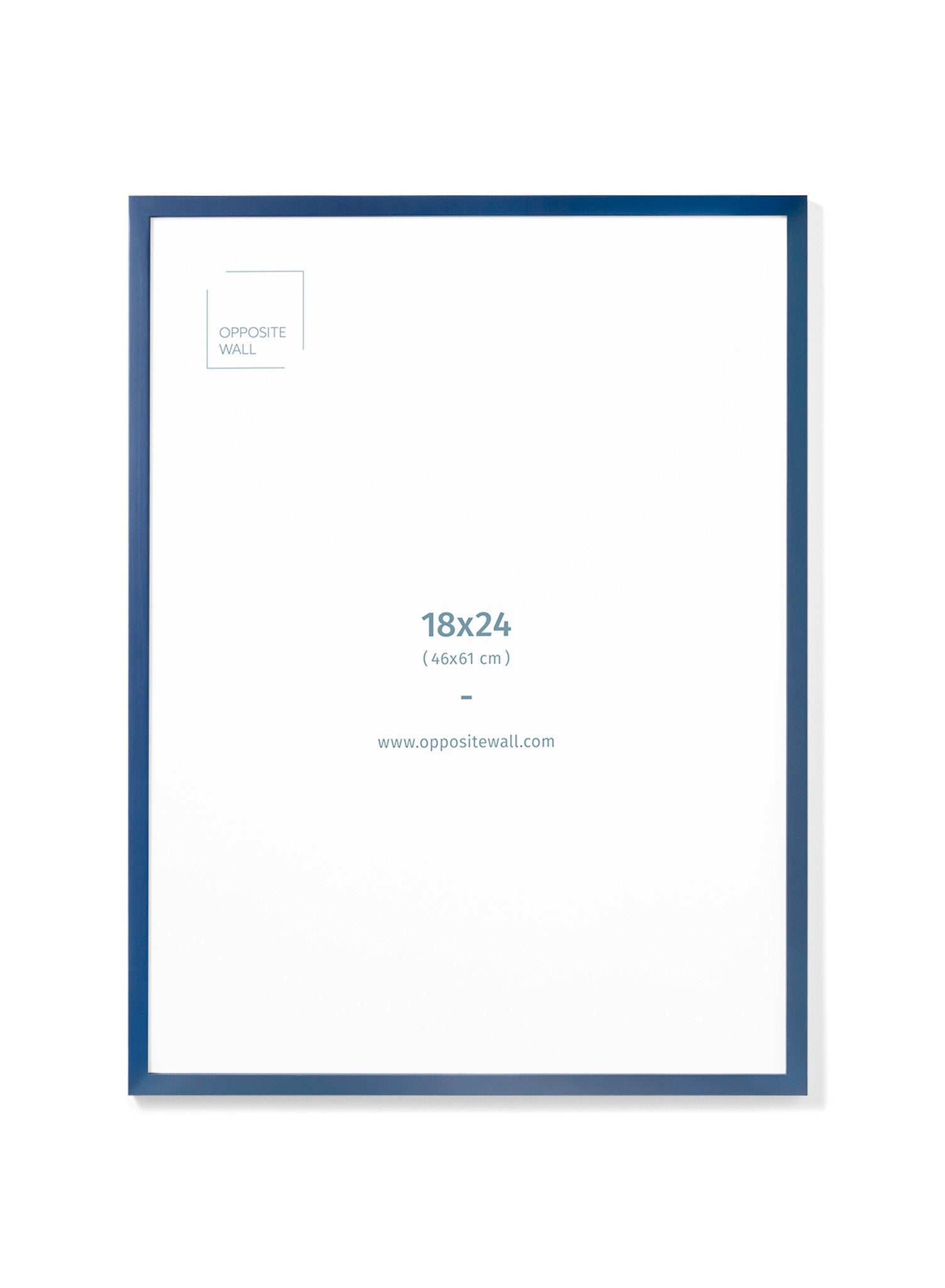 Blue Wood Frame, 18x24 in | 46x61 cm Opposite Wall Frame art-noise.myshopify.com blue-wood-frame-18x24-in-46x61-cm