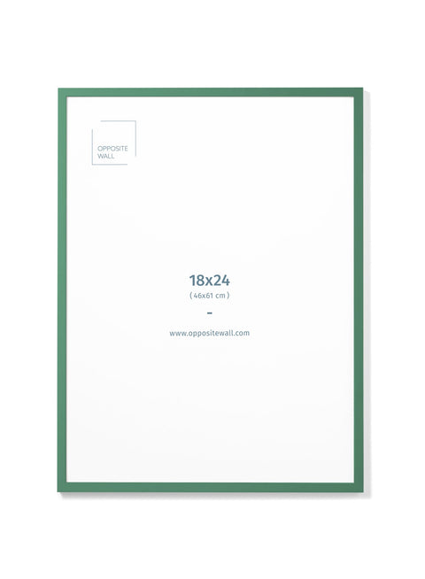 Fern Wood Frame, 18x24 in | 46x61 cm Opposite Wall Frame art-noise.myshopify.com fern-wood-frame-18x24-in-46x61-cm