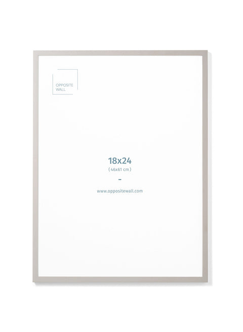 Gray Wood Frame, 18x24 in | 46x61 cm
