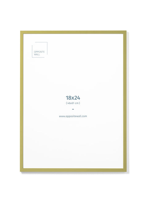 Olive Wood Frame, 18x24 in | 46x61 cm