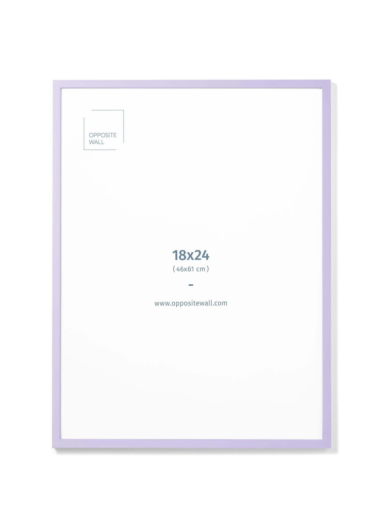 Lilac Wood Frame, 18x24 in | 46x61 cm Opposite Wall Frame art-noise.myshopify.com lilac-wood-frame-18x24-in-46x61-cm