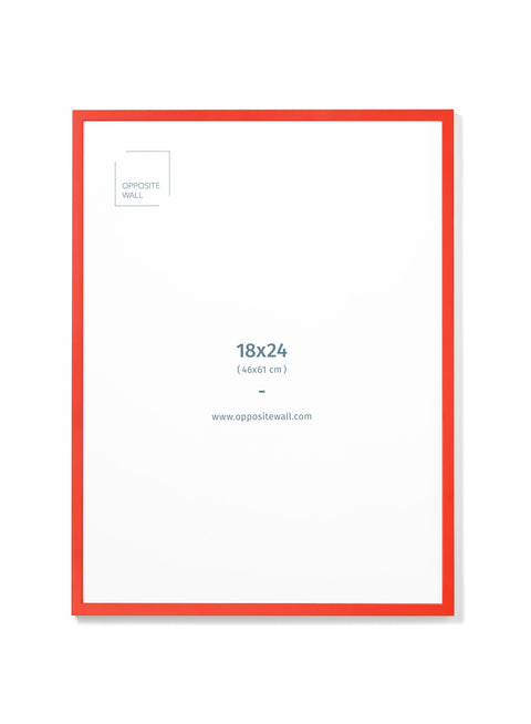 Poppy Wood Frame, 18x24 in | 46x61 cm