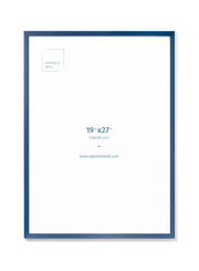Blue Wood Frame, 19¾x27½ in | 50x70 cm Opposite Wall Frame art-noise.myshopify.com blue-wood-frame-19-x27-in-50x70-cm