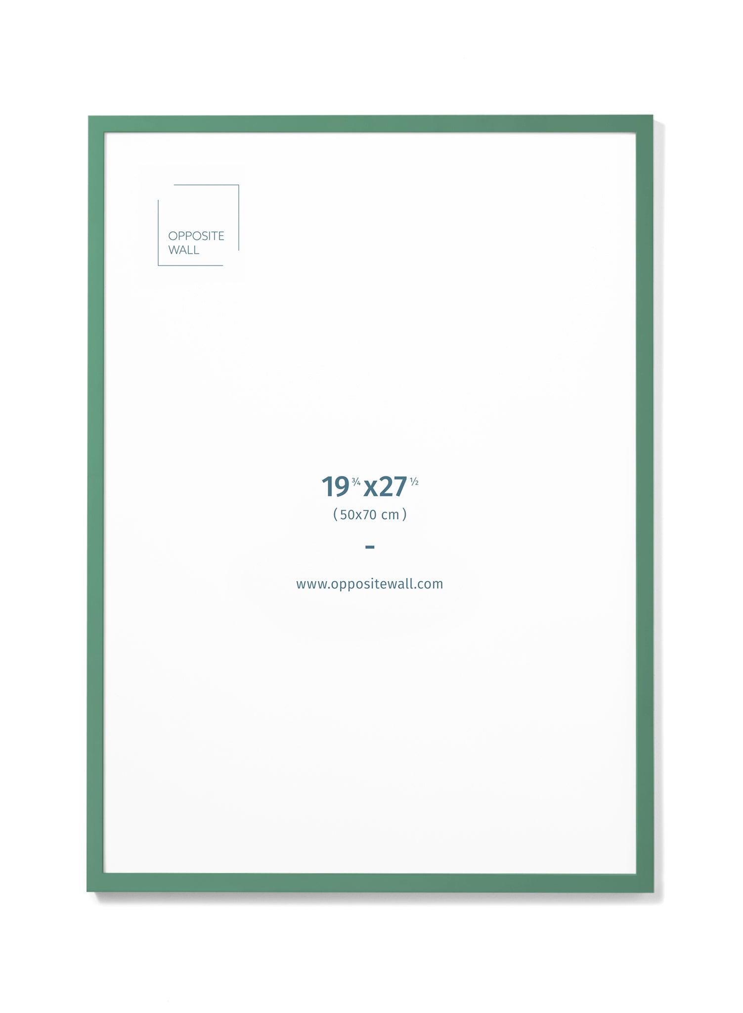 Fern Wood Frame, 19¾x27½ in | 50x70 cm Opposite Wall Frame art-noise.myshopify.com fern-wood-frame-19-x27-in-50x70-cm