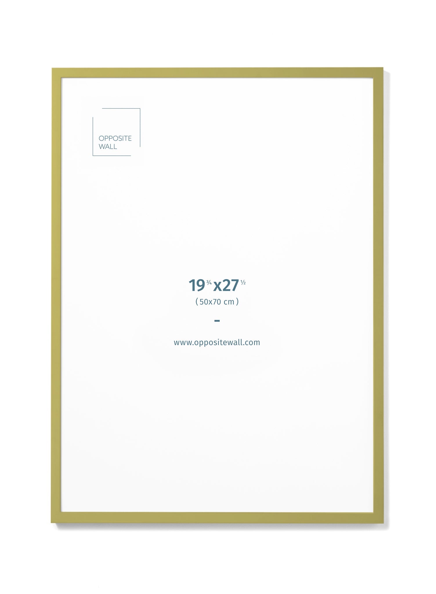 Olive Wood Frame, 19¾x27½ in | 50x70 cm Opposite Wall Frame art-noise.myshopify.com olive-wood-frame-19-x27-in-50x70-cm