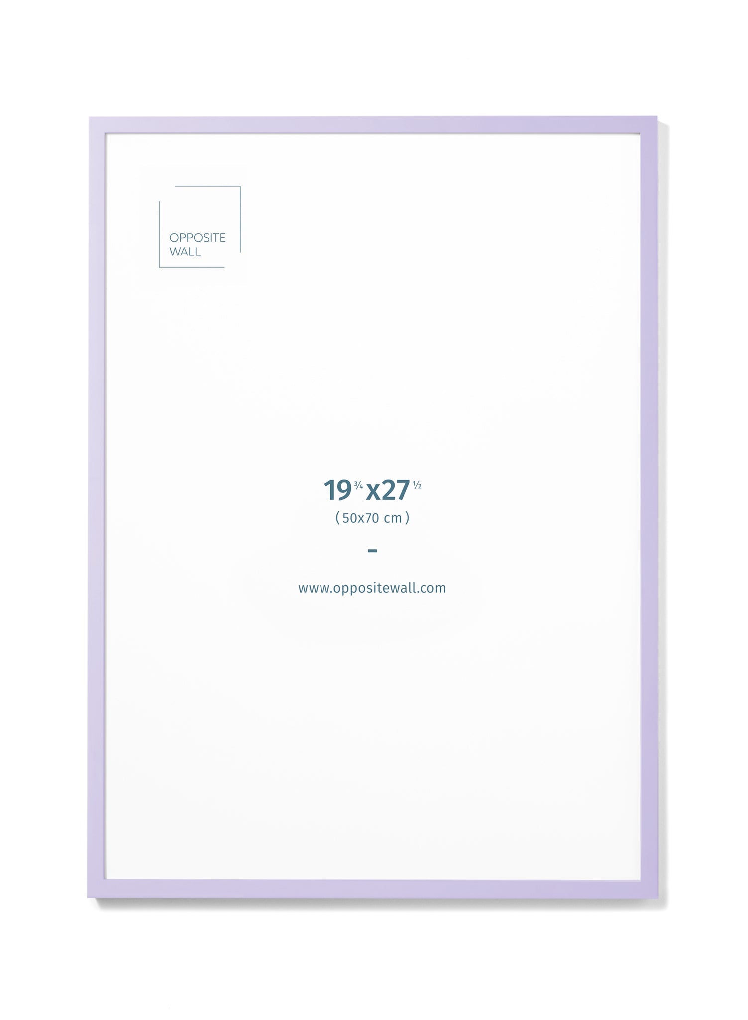 Lilac Wood Frame, 19¾x27½ in | 50x70 cm Opposite Wall Frame art-noise.myshopify.com lilac-wood-frame-19-x27-in-50x70-cm