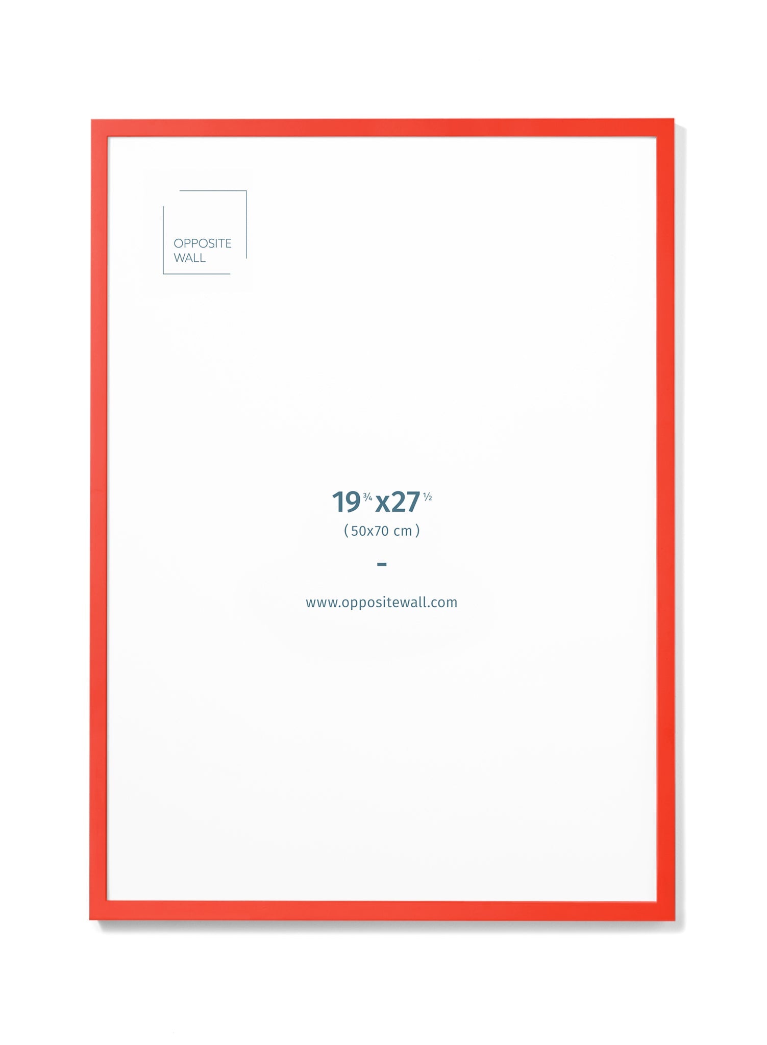 Poppy Wood Frame, 19¾x27½ in | 50x70 cm Opposite Wall Frame art-noise.myshopify.com poppy-wood-frame-19-x27-in-50x70-cm