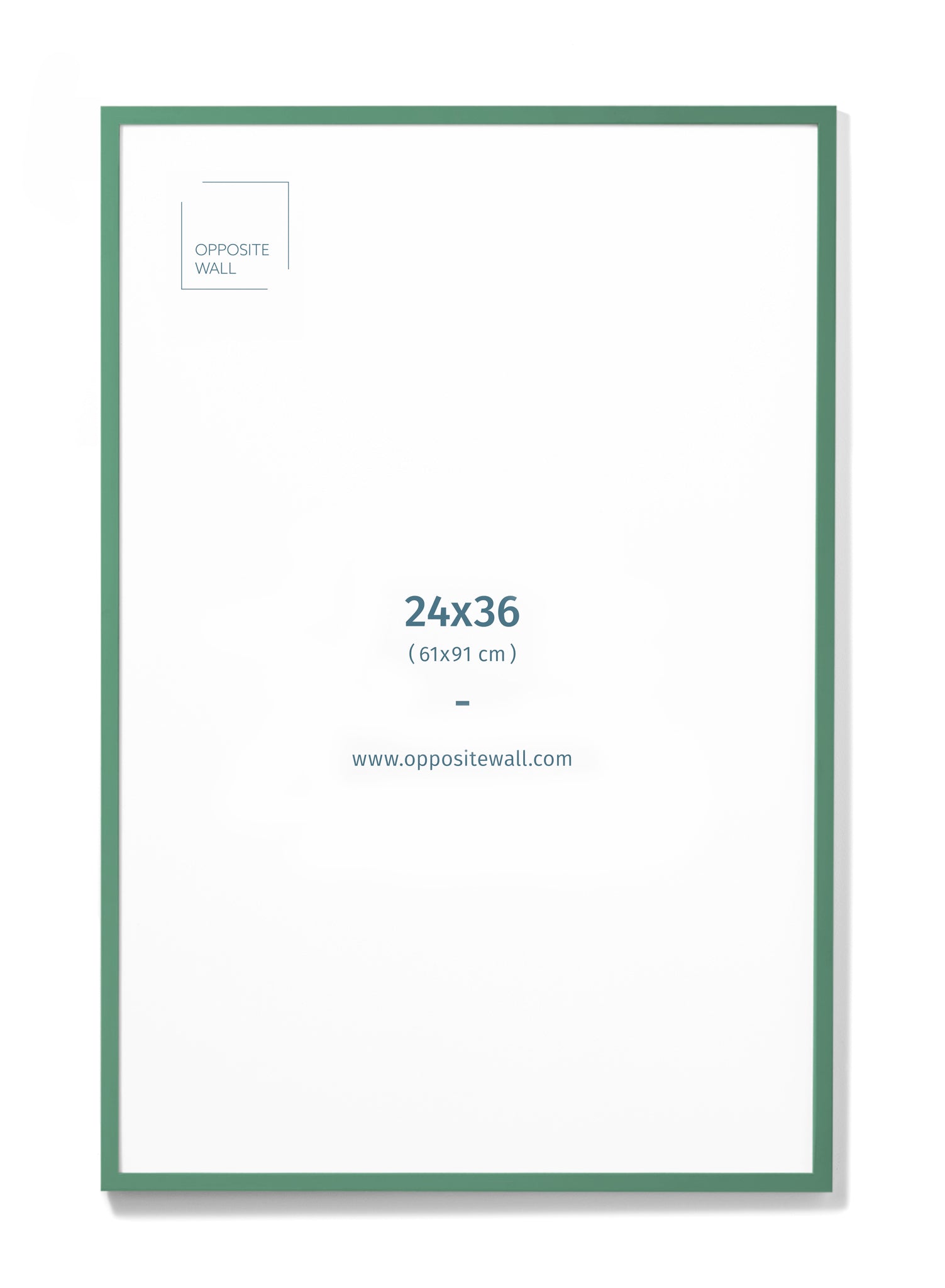 Fern Wood Frame, 24x36 in | 61x91 cm Opposite Wall Frame art-noise.myshopify.com fern-wood-frame-24x36-in-61x91-cm