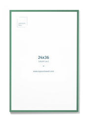 Fern Wood Frame, 24x36 in | 61x91 cm Opposite Wall Frame art-noise.myshopify.com fern-wood-frame-24x36-in-61x91-cm