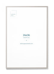 Gray Wood Frame, 24x36 in | 61x91 cm Opposite Wall Frame art-noise.myshopify.com gray-wood-frame-24x36-in-61x91-cm