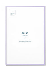Lilac Wood Frame, 24x36 in | 61x91 cm Opposite Wall Frame art-noise.myshopify.com lilac-wood-frame-24x36-in-61x91-cm