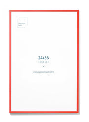 Poppy Wood Frame, 24x36 in | 61x91 cm