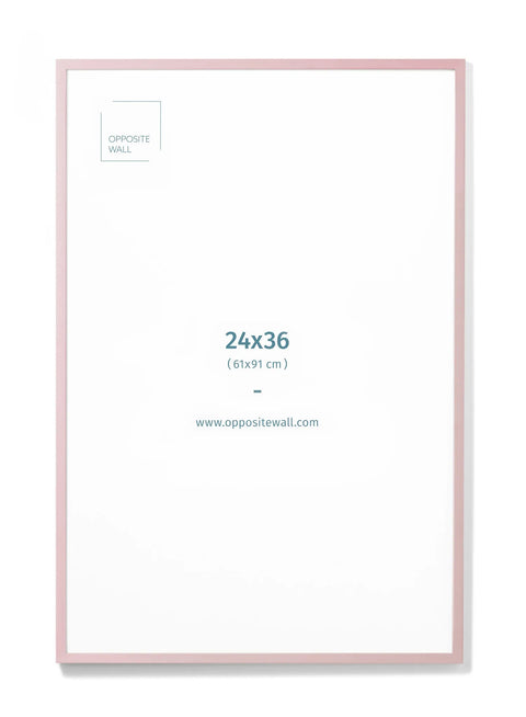 Pink Wood Frame, 24x36 in | 61x91 cm Opposite Wall Frame art-noise.myshopify.com pink-wood-frame-24x36-in-61x91-cm Pink Wood Frame, 24x36 in | 61x91 cm Opposite Wall Frame art-noise.myshopify.com pink-wood-frame-24x36-in-61x91-cm