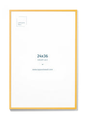 Marigold Wood Frame, 24x36 in | 61x91 cm