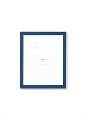 Blue Wood Frame, 8x10 in | 20x25 cm Opposite Wall Frame art-noise.myshopify.com blue-wood-frame-8x10-in-20x25-cm