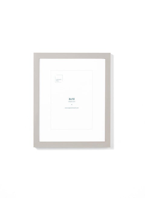 Gray Wood Frame, 8x10 in | 20x25 cm