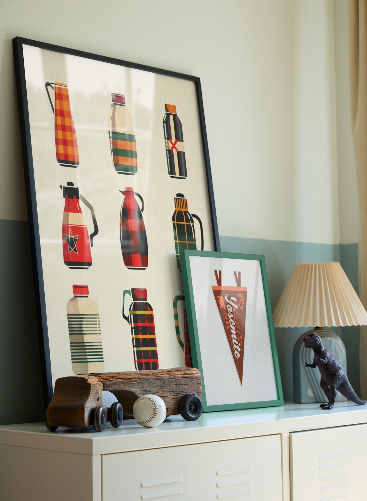 Fern Wood Frame, 24x36 in | 61x91 cm Opposite Wall Frame art-noise.myshopify.com fern-wood-frame-24x36-in-61x91-cm