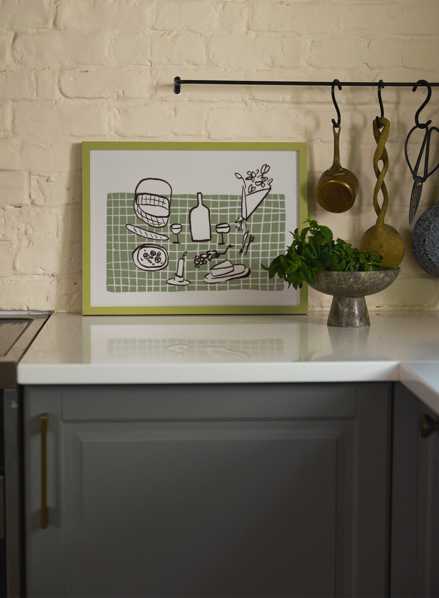 Olive Wood Frame, 16x20 in | 41x51 cm Opposite Wall Frame art-noise.myshopify.com olive-wood-frame-16x20-in-41x51-cm