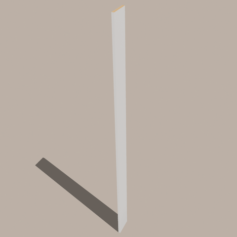 Door Jamb Moulding – Paulownia Interior Door Frame Trim, Pre-Primed and Ready for Finish