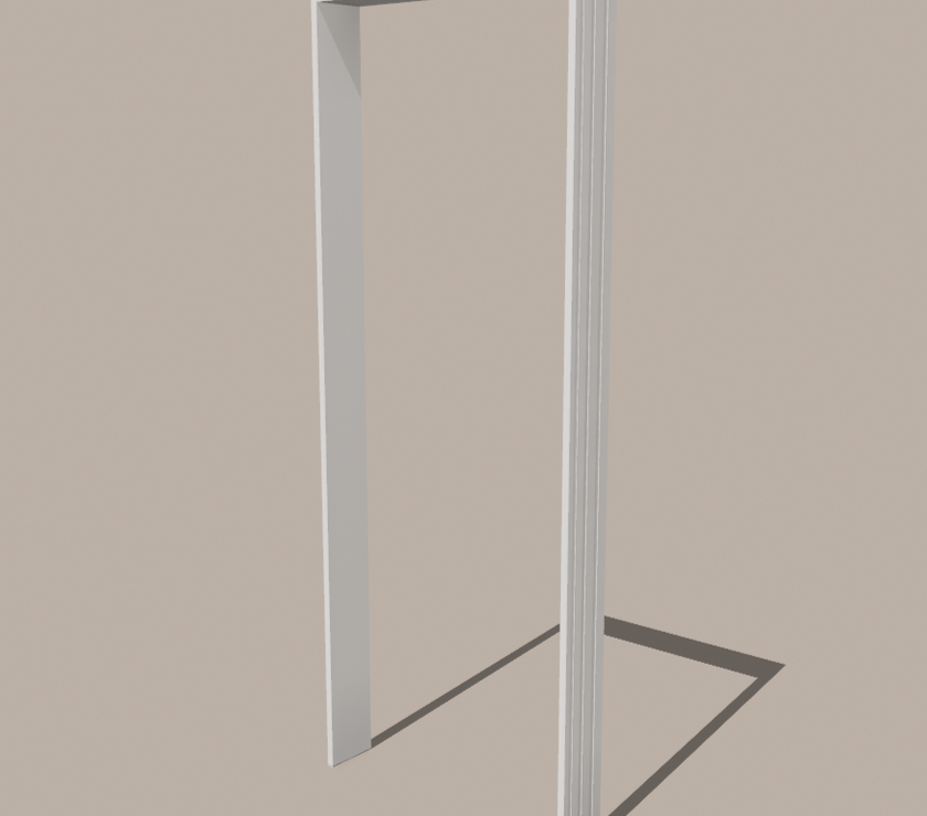 Door Jamb Moulding – Paulownia Interior Door Frame Trim, Pre-Primed and Ready for Finish