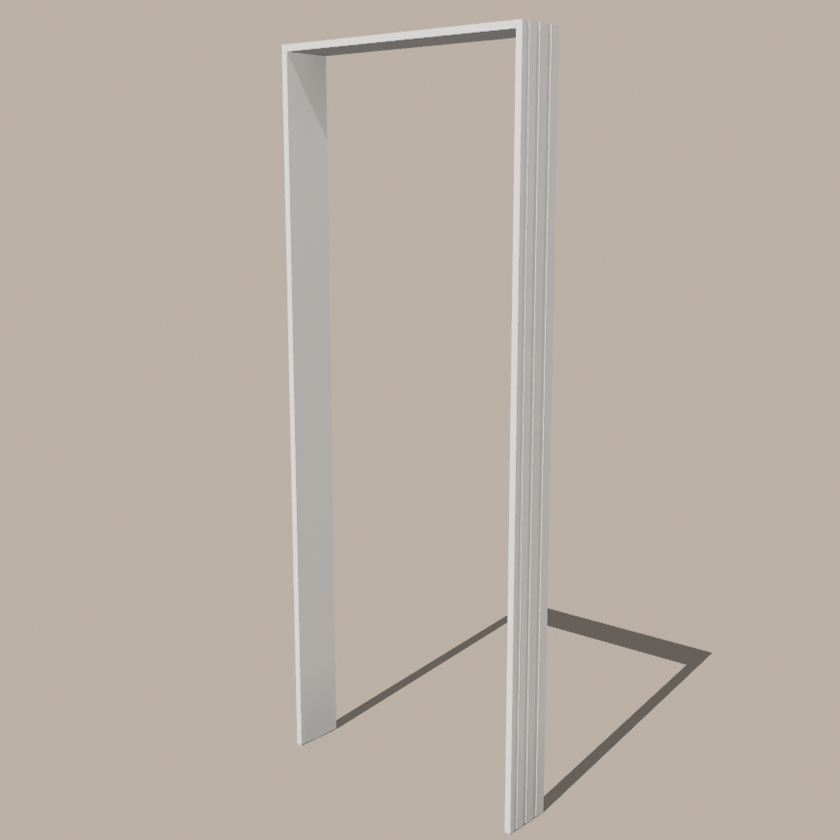 Door Jamb Moulding – Paulownia Interior Door Frame Trim, Pre-Primed and Ready for Finish