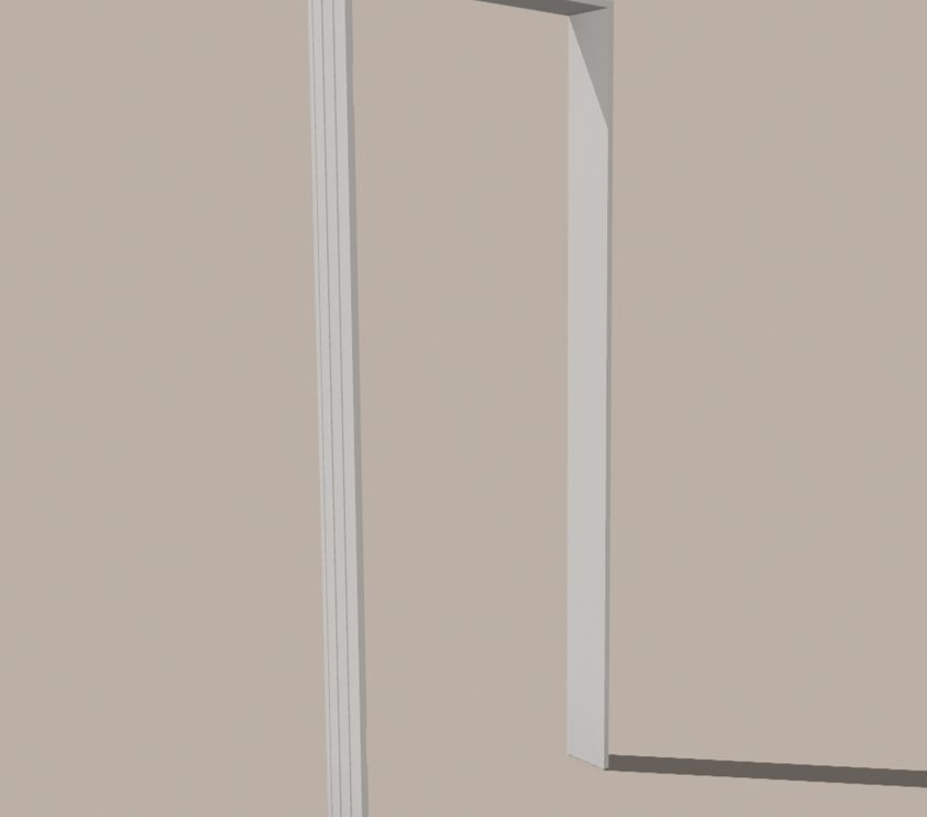 Door Jamb Moulding – Paulownia Interior Door Frame Trim, Pre-Primed and Ready for Finish
