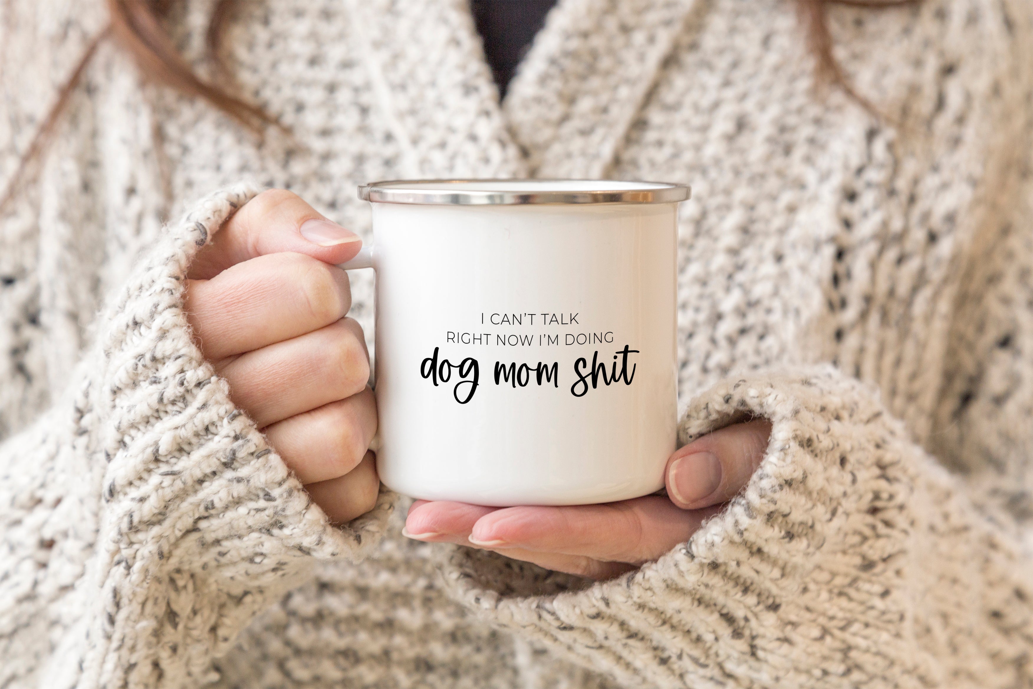 I can't talk right now, I'm doing dog mom shit mug Creativien product_type art-noise.myshopify.com i-cant-talk-right-now-im-doing-dog-mom-shit-mug