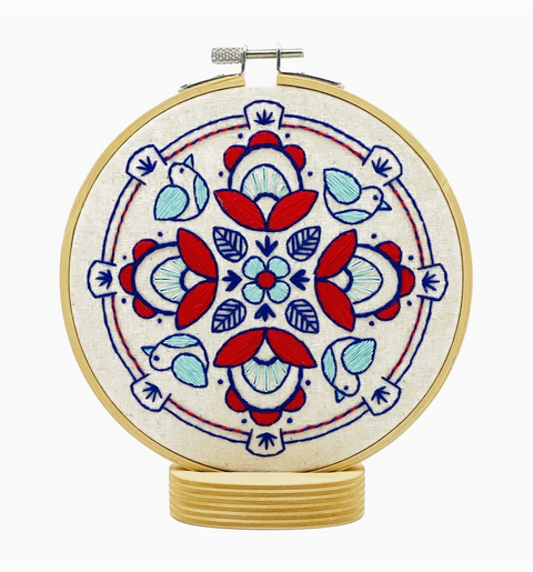 Hook, Line & Tinker Drum Complete Embroidery Kit - Art Noise Hook, Line & Tinker Drum Complete Embroidery Kit Hook, Line & Tinker Embroidery Kits art-noise.myshopify.com hook-line-tinker-drum-complete-embroidery-kit