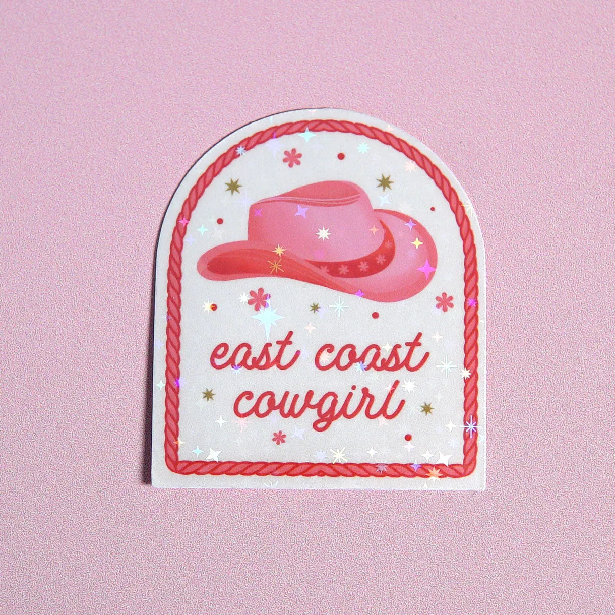  East Coast Cowgirl Sticker Cheeky Peach Designs Sticker art-noise.myshopify.com east-coast-cowgirl-sticker
