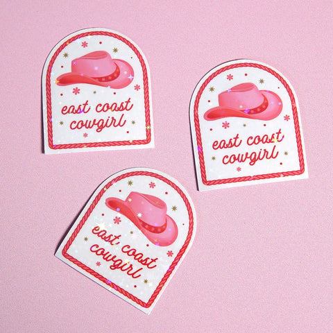  East Coast Cowgirl Sticker Cheeky Peach Designs Sticker art-noise.myshopify.com east-coast-cowgirl-sticker