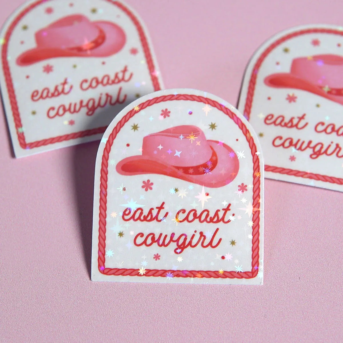  East Coast Cowgirl Sticker Cheeky Peach Designs Sticker art-noise.myshopify.com east-coast-cowgirl-sticker