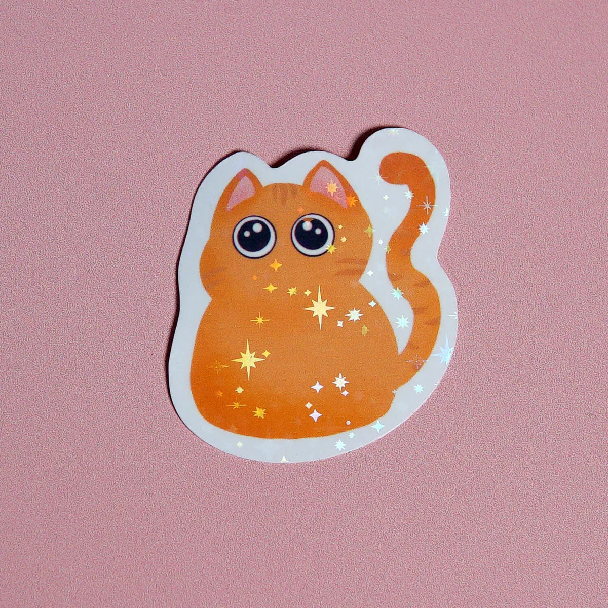  Purfect Orange Cat Sticker Cheeky Peach Designs Sticker art-noise.myshopify.com purfect-orange-cat-sticker