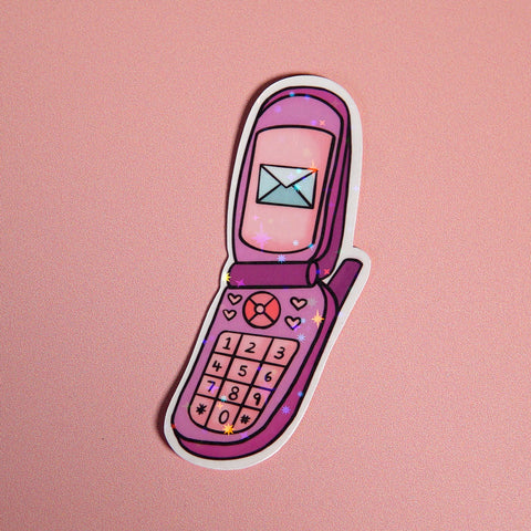 Call me! Beep Me! 90’s Cellphone Sticker