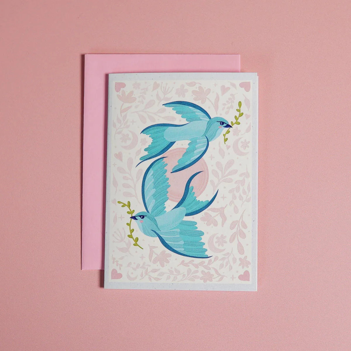  Feathered Friends | Sparrow Bird Mini Greeting Card Cheeky Peach Designs Cards art-noise.myshopify.com feathered-friends-sparrow-bird-mini-greeting-card