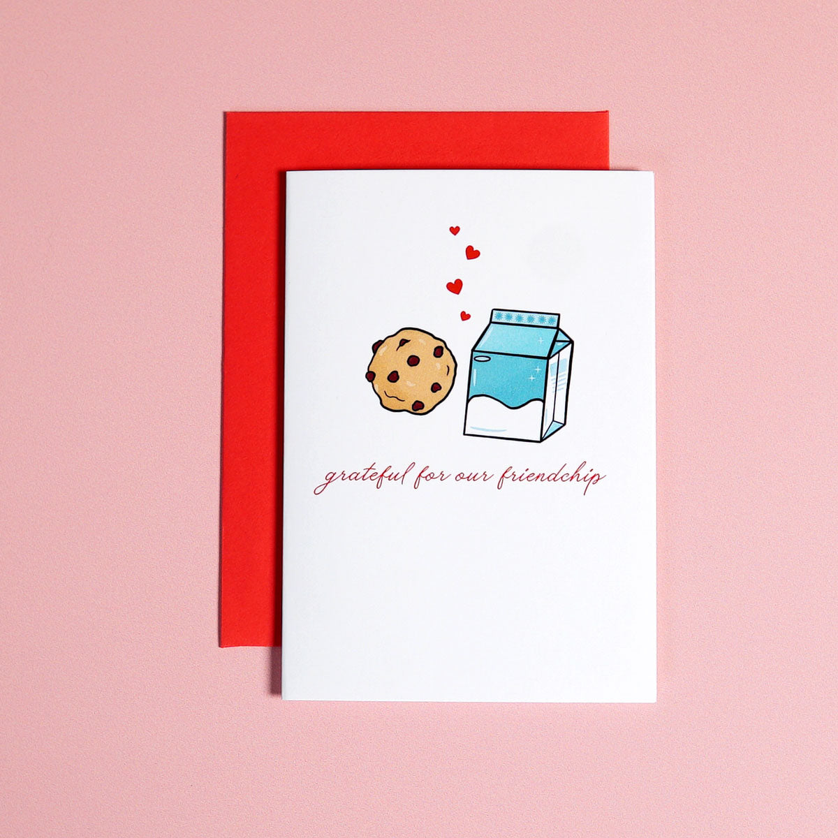 Grateful for Our Friendchip Mini Greeting Card