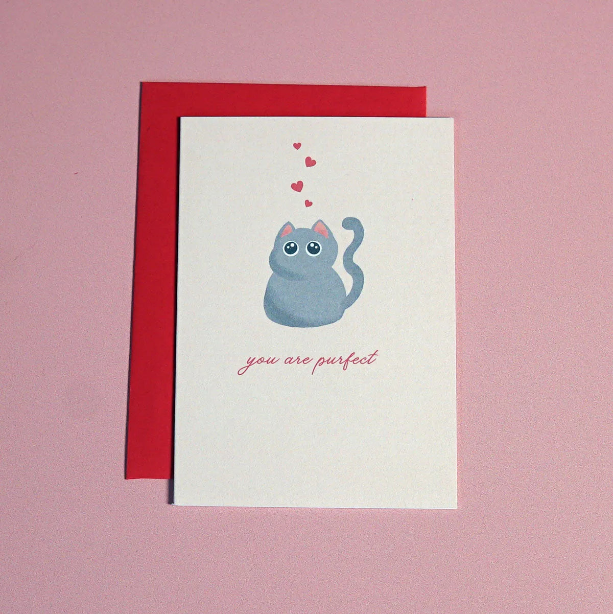  You Are Purfect Mini Greeting Card Cheeky Peach Designs Cards art-noise.myshopify.com you-are-purfect-mini-greeting-card