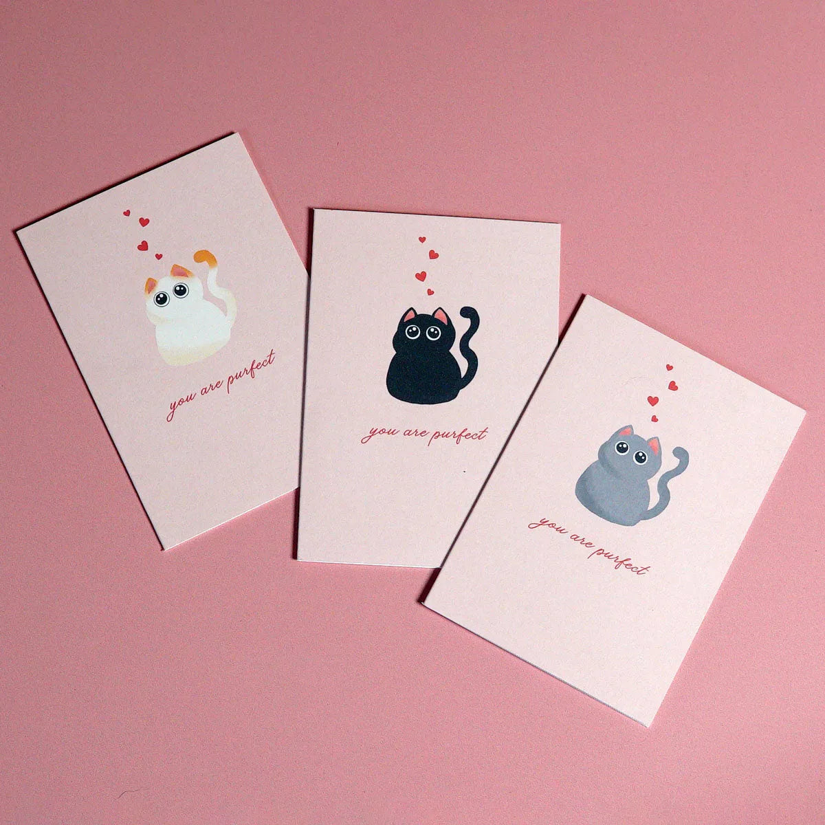  You Are Purfect Mini Greeting Card Cheeky Peach Designs Cards art-noise.myshopify.com you-are-purfect-mini-greeting-card