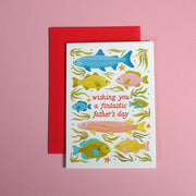  Fintastic Father's Day | Father's Day | Mini Greeting Card Cheeky Peach Designs Cards art-noise.myshopify.com fintastic-fathers-day-fathers-day-mini-greeting-card