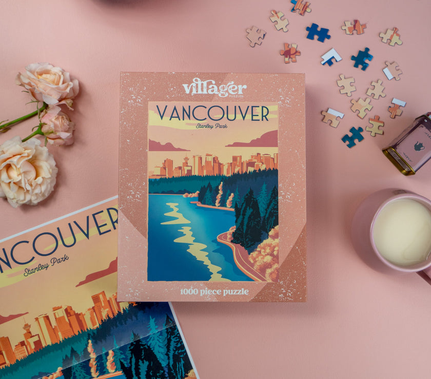 Vancouver Sunset | 1000-Piece Puzzle for Adults | Designed in Canada by Capri Sadler